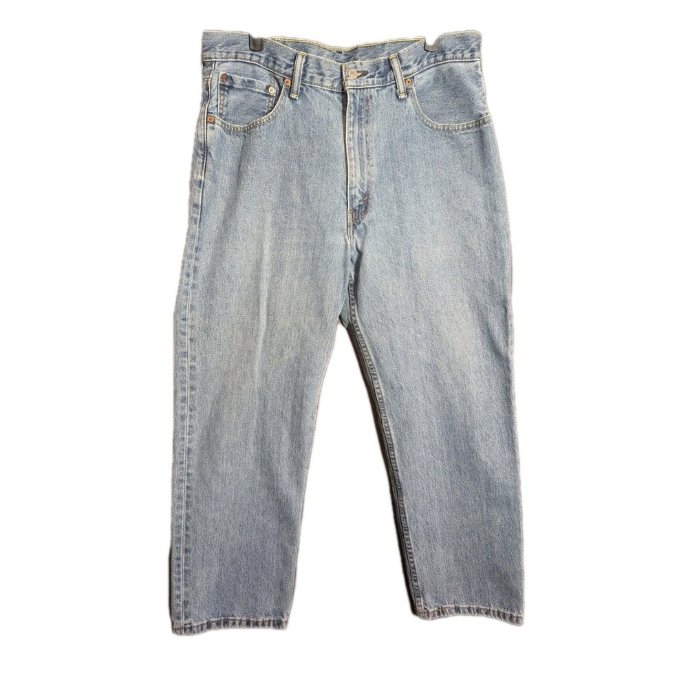 Levi's 550 Relaxed Fit Jeans 36x30 Light Wash‎ Denim Classic Zip Fly 2010s